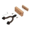 thumbnail image 1 of Guitar Hook Wall Mount Holder Punch Free Metal Beech Universal Display Stand for Violin Ukulele, 1 of 14
