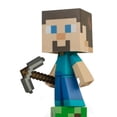thumbnail image 3 of Minecraft Steve Vinyl Action Figure with Dirt Block, 3 of 7