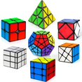 thumbnail image 1 of Set Speed Cube AuntyFey 7, paquete 2 x 2, 3 x 3, 4 x 4, pirámide, Megaminx, 1 of 6