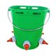 thumbnail image 3 of Cubo alimentador para terneros, balde fácil instalación, práctico, 8 litros con báscula, accesorios, cubo leche alta durabilidad. Verde con 5 pezones, 3 of 8