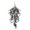 A, variant on 30" Halloween Black Eucalyptus Wall Hanging 2-Pack, Artificial Black Eucalyptus Leaves, Dark Gothic Home Decor