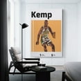 thumbnail image 3 of Shawn Kemp Canvas Poster Posters Art Print Wall Photo Paint Poster Hanging Picture Family Bedroom Decor Gift 20x30inch(50x75cm), 3 of 6