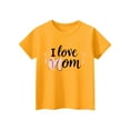 thumbnail image 6 of OGLCCG Mothers Day Shirt for Kids Girls I Love My Mama Tees Cute Graphic Printed Crewneck Short Sleeve Happy Mothers Day T-Shirt 2-14 Years, 6 of 6