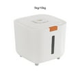 thumbnail image 4 of Youkk White Easy To Install And Maintain Rice Storage Container Durable Kitchen Collection Bucket Stylish White 10kg, 4 of 6