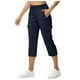 thumbnail image 2 of WILLBEST Pantalones Casuales de Mujer, de Cintura Alta, Anchos y Modernos, con Cordón Elástico, Cómodos y Largos con Bolsillos para Uso Diario. XXXL, 2 of 8
