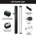 thumbnail image 4 of ECOSUB 24W T5 HO UVB Reptile Terrarium Habitat Lighting Kit, Black, 1 Count, 4 of 11