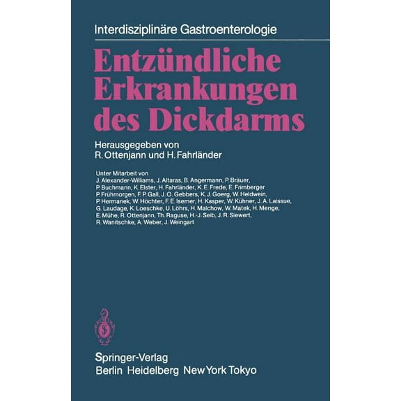 InterdisziplinÃ¤re Gastroenterologie EntzÃ¼ndliche Erkrankungen Des Dickdarms, (Paperback)