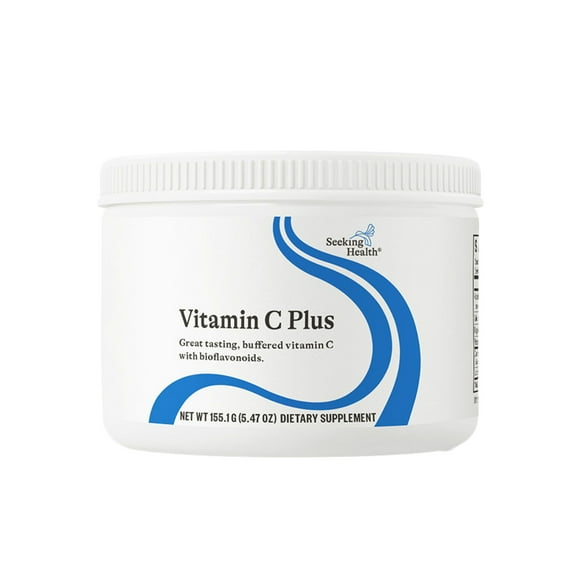 Seeking Health Vitamin C Plus Great tasting, buffered vitamin C with bioflavonoids, Net WT 155.1G(5.47 OZ)