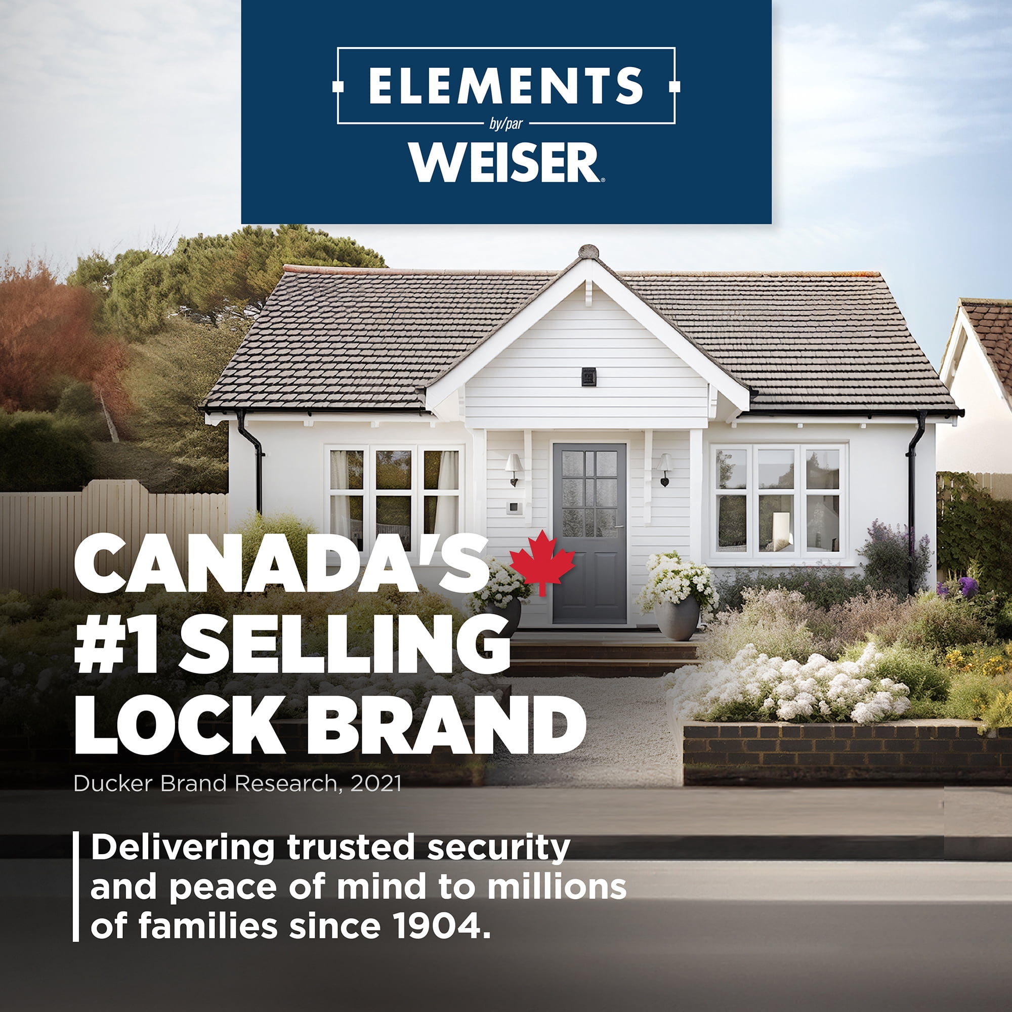 Weiser Safe Lock Regina Nickel Satiné Bouton de porte intérieure pour passage couloir/garde-robe