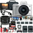 thumbnail image 1 of Canon EOS M50 Mirrorless Digital Camera with 15-45mm and 55-200mm Lenses Bundle, 1 of 8