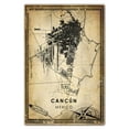 thumbnail image 3 of Cancun Vintage Map Prints Canvas, Mexico Map Art Canvas, Canvas, Cancun Map City style vintage Canvas , Canvas Wall Art, Street Map Artwork Canvas, 3 of 6