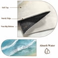 thumbnail image 6 of Round Rug 6Ft Washable Non-Slip, Teal Blue Beach Coastal Circle Area Rugs for Living Room Bedroom, Summer Ocean Nautical Seaside Indoor Floor Mats Carpet Runner for Home Decor Aesthetic, 6 of 8