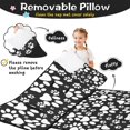 thumbnail image 3 of Black Paw Toddler Nap Mats for Kids Preschool,Sleeping Mat Bag or Kids,Toddler Sleeping Bag,Toddler Nap Mat or Daycare, 3 of 6
