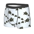 thumbnail image 2 of Wukai Sea Turtle Print Men’s Underwear Breathable Boxer Briefs,&nbsp;Moisture Wicking & Breathable-Large, 2 of 7