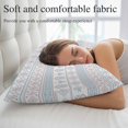 thumbnail image 5 of Pink Blue Boho Striped Throw Pillow Cover 12 x 20 Inch Decorative Pillow Cover Southwestern Ethnic Tribe Vintage Lumbar Pillowcase Seasonal Rectangle Cushion Case for Couch Sofa Bed Living Room, 5 of 9