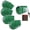 Green, variant on 5 Pack Magnetic Golf Iron Head Covers, Crocodile Embossed PU Leather with Exposed Number, Fit Standard & Right-Handed Bladed Irons, Golf Gift for Men & Women
