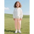 thumbnail image 2 of Bellafa Toddler Girls Sweatpants Kids Casual Athletic Pull-On Cotton Jogger Pants with Drawstring for Boys Girls-Cherry, 2 of 8