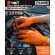 thumbnail image 3 of Guantes desechables de nitrilo LANON de 8 mil, color naranja, resistentes, grandes, 3 of 6