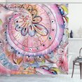 thumbnail image 1 of Ambesonne Eastern Shower Curtain, Watercolor Effects Art, 69"Wx75"L, Multicolor, 1 of 3