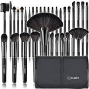 Make up Brushes, VANDER Professional 32pcs Makeup Brush Set, Makeup Brushes Set Foundation Blending Cosmetic Brush Set Kit,Black
