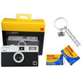 thumbnail image 2 of Kodak Ektar H35 Half-Frame Retro Camera Bundled with Kodak Ultramax 400 35mm Film (2 Rolls of 24 Exposures Each) Plus a Bonus Camera-Style Keychain (Black), 2 of 11