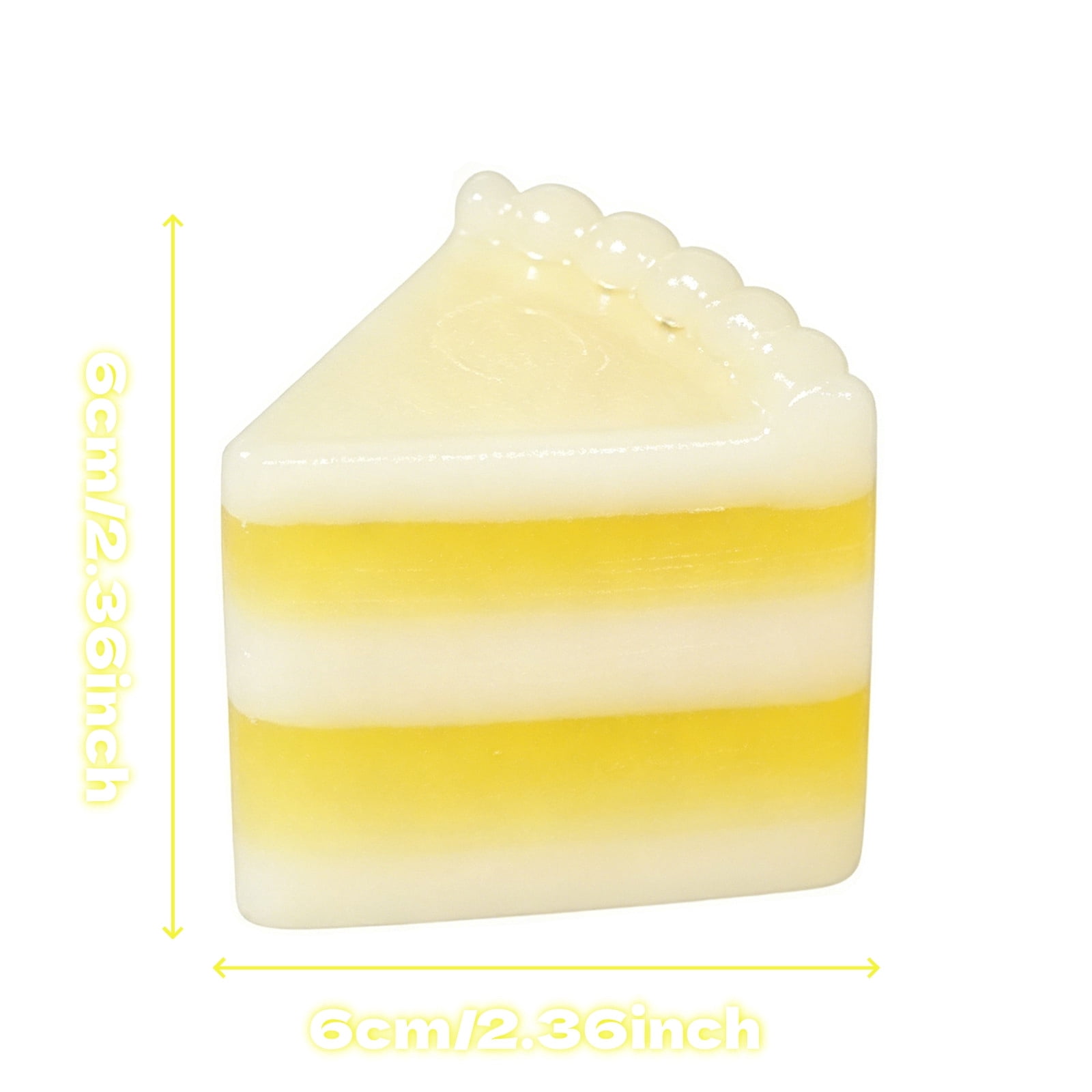 Fufafayo Cake Stress Ball 6cm Slow RisingToy, Cute Sensory Fidget Stress Reliever for Anxiety Relief, Soft Squeeze DecompressionToyfor Office Classroom, Stress Reducer Gift forKidsTeens Adults