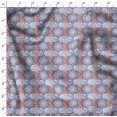 thumbnail image 4 of Soimoi Moss Georgette Fabric Artistic Flower & Geometric Print Fabric by Yard 42 Inch Wide, 4 of 5