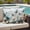 Blue, variant on Teal Tulip Butterfly Outdoor Pillow Covers 20x12 Inch Lumbar Pillow Covers Set of 2 Waterproof Decorative Throw Pillow Cases Beige Turquoise Floral Blue Coastal Cushion Covers for Patio Furniture