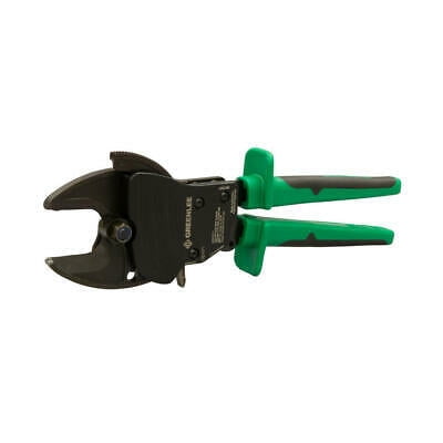 Greenlee Ratchet Cable Cutter 11.25In Cushioned Grip Open Jaw