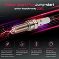 thumbnail image 2 of BDFHYK Ignition Coils UF764 and Iridium Spark Plug 93175 for Hyundai Santa Fe Sport Tucson Sonata Kia Sorento Sportage Optima l4 2.0L 2.4L Replaces GN10730 C988 E1264 LKR7DIX-11S Set of 4, 2 of 8