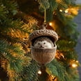 thumbnail image 7 of Forest Animal Acorn Ornaments, Animal Christmas Ornament, 2026 New Pine Cone Animal Decoration, Woodland Creature Hanging Ornament, 2D Acrylic Animal Christmas Tree Pendant, Xmas Gift, 7 of 7