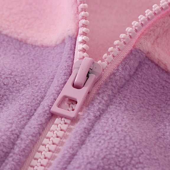 Vedolay Boy's Tops Toddler Kids Winter Zipper Coat Jacket Print Long Sleeves Outwear,Watermelon Red 9-10 Years