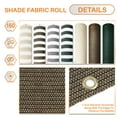 thumbnail image 2 of 3' x 173' Brown Residential Commercial Privacy Deck Fence Screen 160 GSM Weather Resistant Outdoor Protection Fencing Net for Balcony Verandah Porch Patio Pool Backyard Rails, 2 of 5