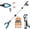 48"blue, variant on 75/60/48 Inch Extra Long Grabber Reacher Tool, Easy Foldable Reacher Grabber, Dual Magnetic Tip Pickup Tool Trash Picker, Strong Grip Aid for Upper Shelves, Elderly, Surgery Recovery Must Have