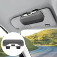 thumbnail image 4 of Car Visor Sunglasses Holder, Eyeglasses Storage Organizer, Hard Shell Auto Glasses Case, Clip-On Car Visor Eyewear Storage, Compact Design, 4 of 5