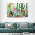 thumbnail image 2 of JRXY  Cactus Flower Tapestry Tropical Saguaro Tapestry Wall Hanging Tapestries for Home Bedroom Living Room Apartment Dorm Office Decor GTZYAY176 60x40in, 2 of 7