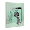 thumbnail image 2 of Stupell Industries Eclectic Disco Laundry Machine over Green Canvas Art, 16 x 20, by LISH Creative, 2 of 8