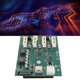 thumbnail image 1 of Tarjeta adaptadora PCI E X1 a 4PCI E X1 amplia aplicabilidad Plug and Play adaptador de ranura 4PCIE Material PCB para Linux, 1 of 8
