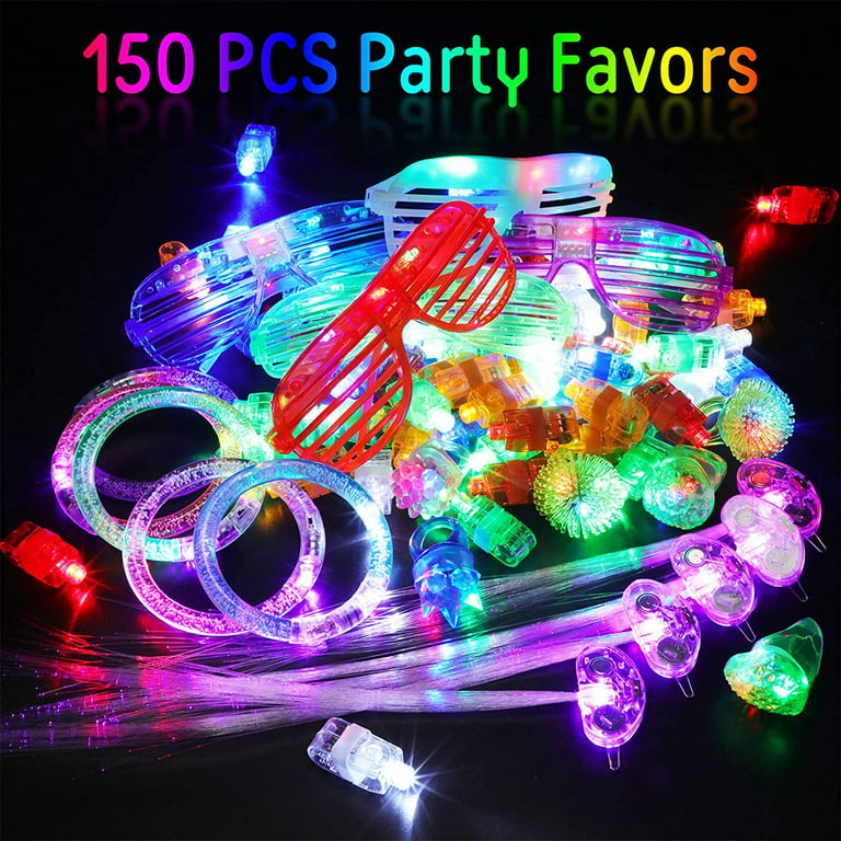 79pcs Flashing LED Party Supplies Set- Bracelets, Finger Light