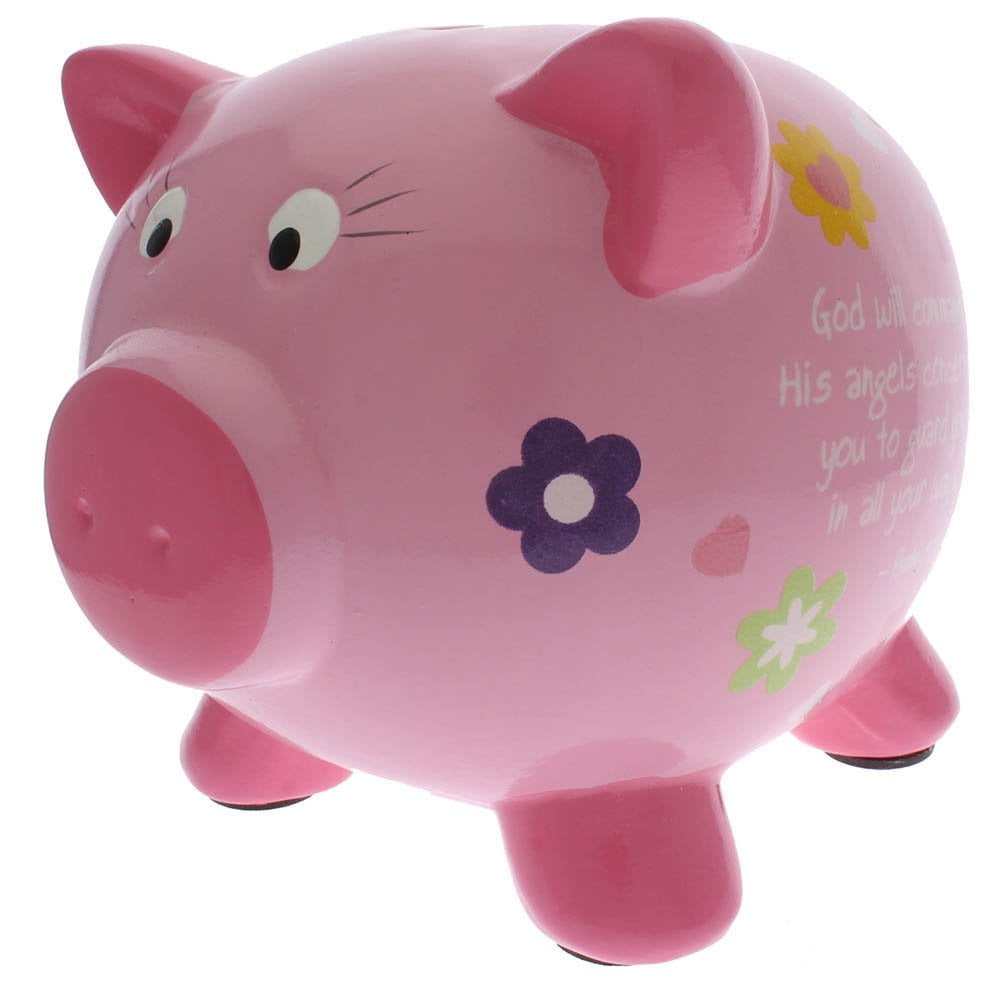 pink pig piggy bank