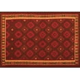 thumbnail image 1 of Ahgly Company Indoor Rectangle Oriental Orange Traditional Area Rugs, 5' x 7', 1 of 1