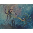 thumbnail image 2 of Janus de Winter 18x15 Black Ornate Wood Framed Double Matted Museum Art Print Titled - Fighting Orchids (1917), 2 of 5