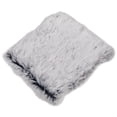 thumbnail image 5 of Northlight Two-Toned Faux Fur Shaggy Throw Blanket - 55" x 62" - White and Navy Blue, 5 of 9