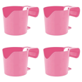 thumbnail image 1 of Portavasos para piscina estante de almacenamiento sin perforaciones reutilizable para bebidas color rosa, 1 of 4