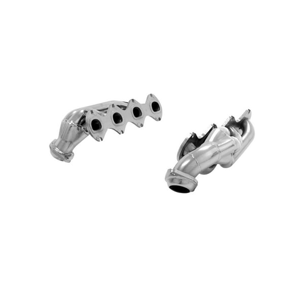 Flowmaster 814226 Header 409S - Block Hugger - 2.50 in. Stock Flange Outlet - Pair