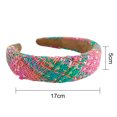 thumbnail image 4 of CSChome Hair Hoop Women Knitted Hair Hoop - Colorful Wool Knotted High Skull Top Headband, 4 of 6