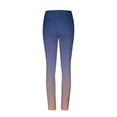 thumbnail image 5 of Tuphregyow Women High Waisted Casual Yoga Pants Scrunch Butt Leggings Yoga Capris Booty Lifting Slimming Elastic Yoga Tights Comfy Trinity Buttery Yoga Capris Gradient Navy L, 5 of 5