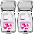 thumbnail image 4 of Set of 2 Etched Rectangular Pocket Purse Pill Box & Organizer With Dual Compartments (Square Loop), 4 of 4