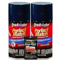 Dupli-Color Dark Blue General Motors Exact-Match Automotive Paint - 8 oz, Bundles with Prep Wipe (3 Items)