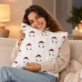 thumbnail image 5 of Solid Texture Pillow Cover Decorative Cushion Case for Sofa Couch, Soft Polyester Blend for Living Room Bedroom, 5 of 6